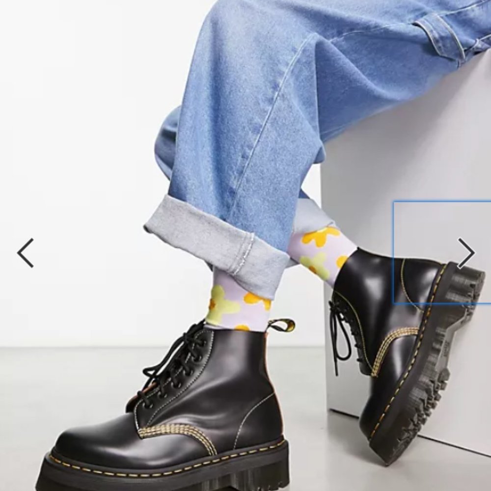 DR. MARTENS 101 UB QUAD Platform Ankle Boots MSRP$249 Unisex - Picture 7 of 16
